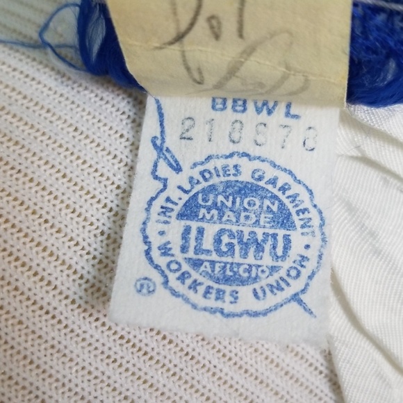 Vintage 1960's White Embroidered Dress S - Picture 6 of 6